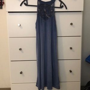 Mudd blue lace dress!